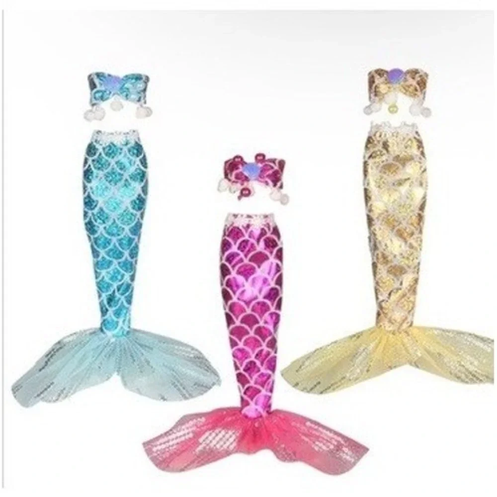 12pcs Doll Clothing Random Mermaid Outfits Accessories For 11.5 in Fashion Doll